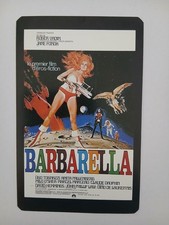 CARTE FICHE CINEMA  Affiche BARBARELLA Jane Fonda Ugo Tognazzi Anita Pallenberg