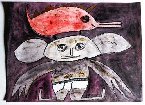 Dessin art brut - , à