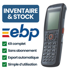 Inventaire Et Gestion De Stock EBP | Terminal + Logiciel Intégré | Kit complet