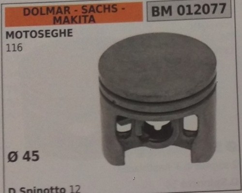 Piston complet scie chaîne - piston, à