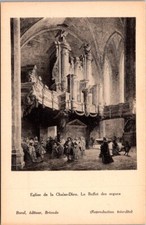 *60351 cpa 43 Eglise de la Chaise Dieu - le Buffet des orgues