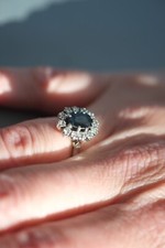 Belle bague "Pompadour" or