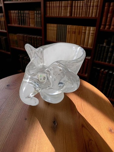 Sculpture éléphant cristal