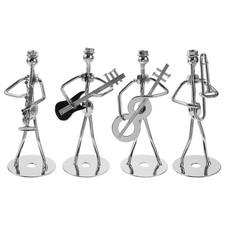  4pcs créatif simple maison moderne décoration chambre décoration musique bande