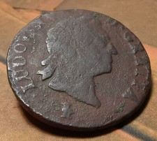 Monnaie Royale sol dit à la vieille tête Louis XV 1771 Troyes