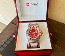 Montre Homme Suisse ZODIAC Sea Ghost Red ZO2410 Full Set