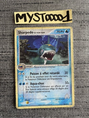 Carte pokemon sharpedo 95 - pokemon, 18/95