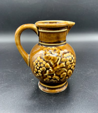 Pichet, broc bistrot vintage marron avec décor vigne 25cl