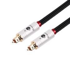 JIB Qualité audiophile 1m câble audio numérique optiquecâble TOSLINK vers TOS...
