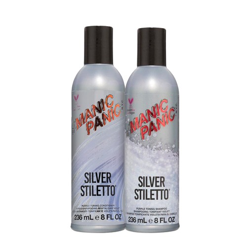 Manic panic silver - panic, stiletto