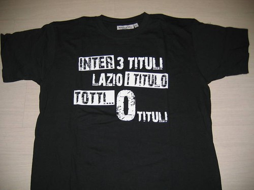 Inter lazio shirt - t-shirt, sfotto'