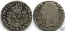 LOUIS XV 1/10 ECU AU BANDEAU 1769 AA METZ !!!
