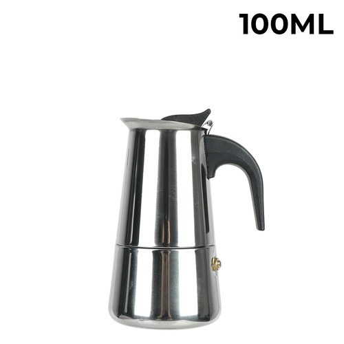 Stainless steel moka coffee - stainless,