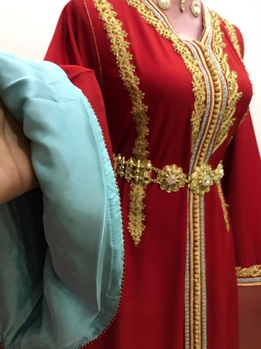 Caftan marocain traditionnel - marocain,
