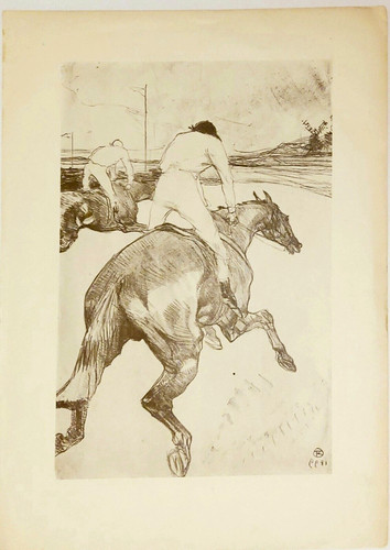 Toulouse lautrec litho - , n/b