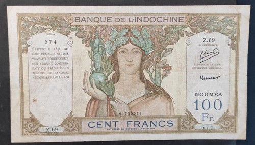 Rare nouvelle calédonie - calédonie, 100
