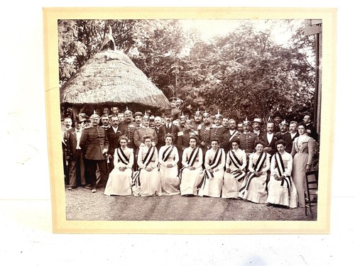 Ancienne grande photo avec - grande,
