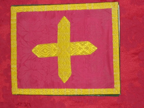 Bourse rouge pour chasuble - rouge,