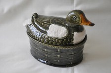 Terrine zoomorphe Canard Col