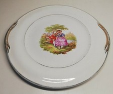 Assiette en céramique signée