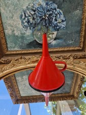 Entonnoir rouge émaillé - rouge,