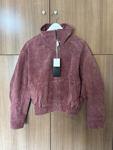 Zara 100 leather bomber - zara, 100%