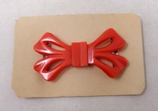 Boucle de ceinture ancienne en galalithe - Décor géométrique sculpté - ART Déco