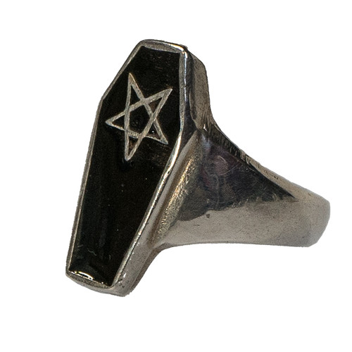 Bague pentagramme argent - bague, en