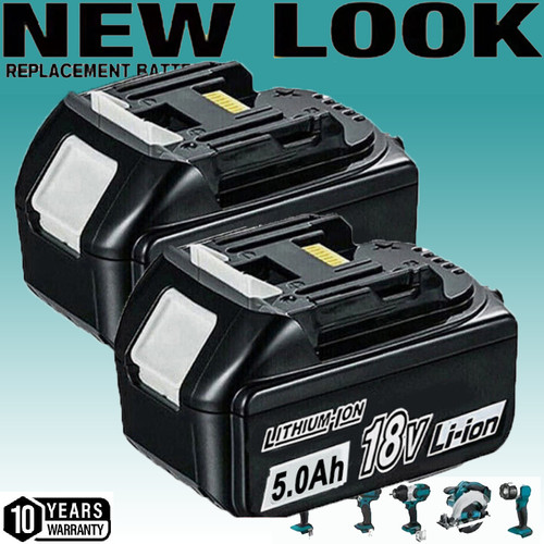 18v 0ah batterie - 2x, pour