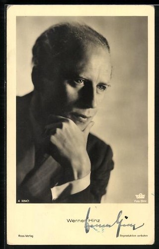 Carte postale acteur - , werner