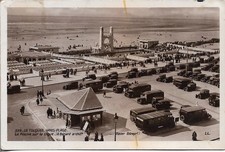 62.LE TOUQUET PARIS PLAGE. LA PISCINE SUR LA DIGUE. VEHICULES ANCIENS. 1933.