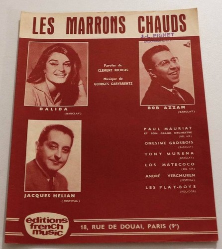 Partition vintage sheet music