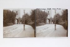 Suisse Bâle Basel Une Porte Photo Stereo T2L6n Plaque de verre Vintage