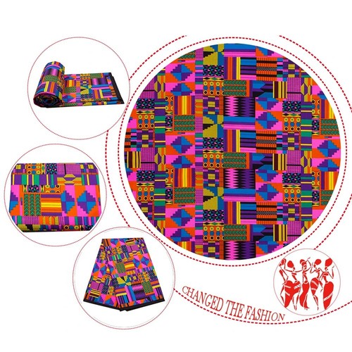 Tissu cire batik imprimé