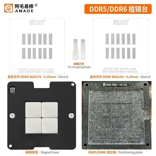 Bga reballing stencil for ddr5 - bga,