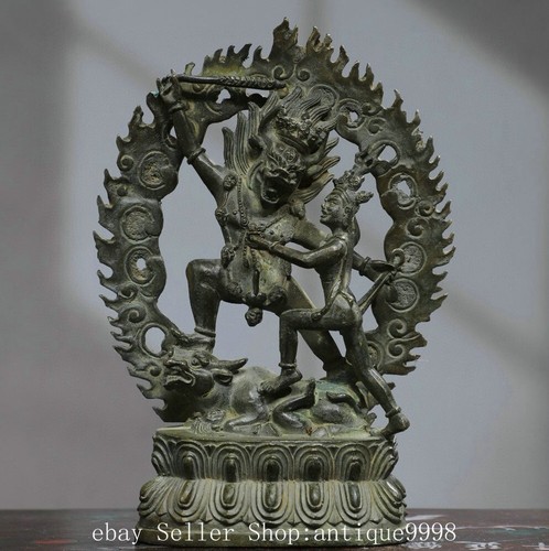 Old tibet buddhism bronze - tibet,