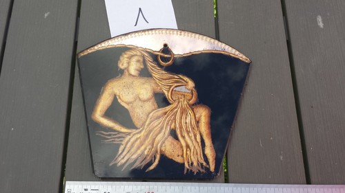 Ancienne plaque de lustre - 1/,