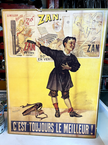 Ancien carton publicitaire - carton,