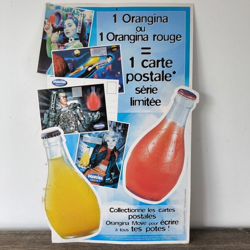Carton publicitaire orangina - carton,