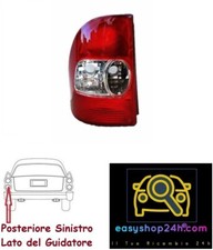 Feu Arriere Gauche Pour Fiat Strada e Pick Up 2003 2006 Phare Lumiere Blanc Neuf