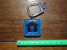Porte clé EDF Compteur Bleu Keychain Key ring llavero portachiavi