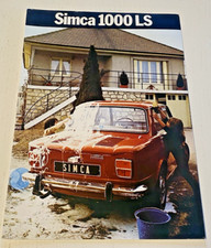 Notice Commerciale SIMCA 1000