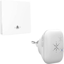 Sonnette Sans fil et Sans pile Ecologique - Exterieur IP65 - Très Longue Portée