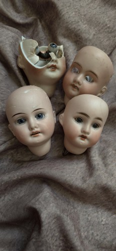 Poupée ancienne têtes - poupée,