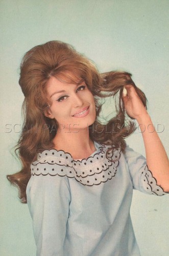 Dalida 1960s carte - carte, postale