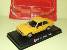 FIAT 124 SPORT 1971 Jaune AUTO PLUS 1:43