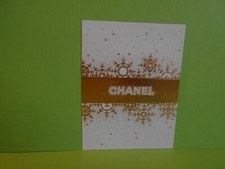 Carte publicitaire chanel noel
