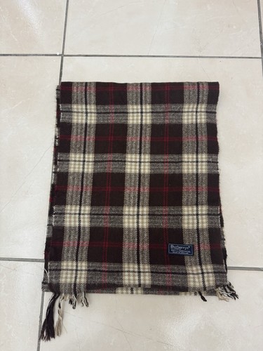 écharpe burberry rouge - burberry,