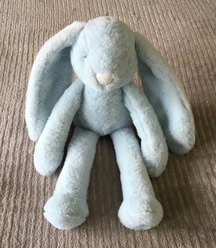 Peluche doudou lapin bleu 45cm - peluche,
