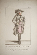 Gravure COULEUR XIX COSTUME